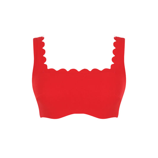 Spirit Square Neck Bikini - Rossa Red front view product image
