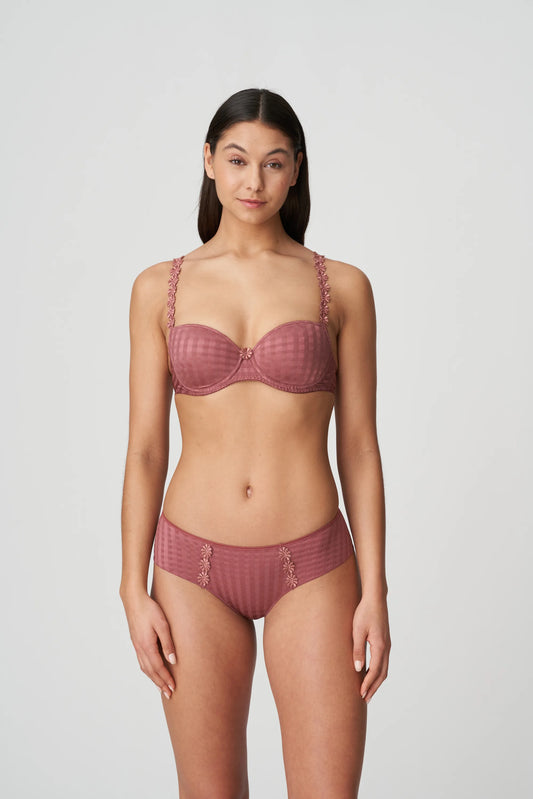 Avero Padded Balcony Bra - Wild Ginger worn by model front view