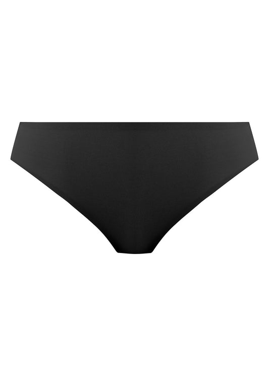 Smoothease Invisible Stretch Thong - Black, front view product image