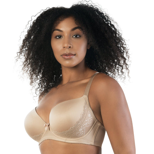 Casey Bra - European Nude worn by model side view