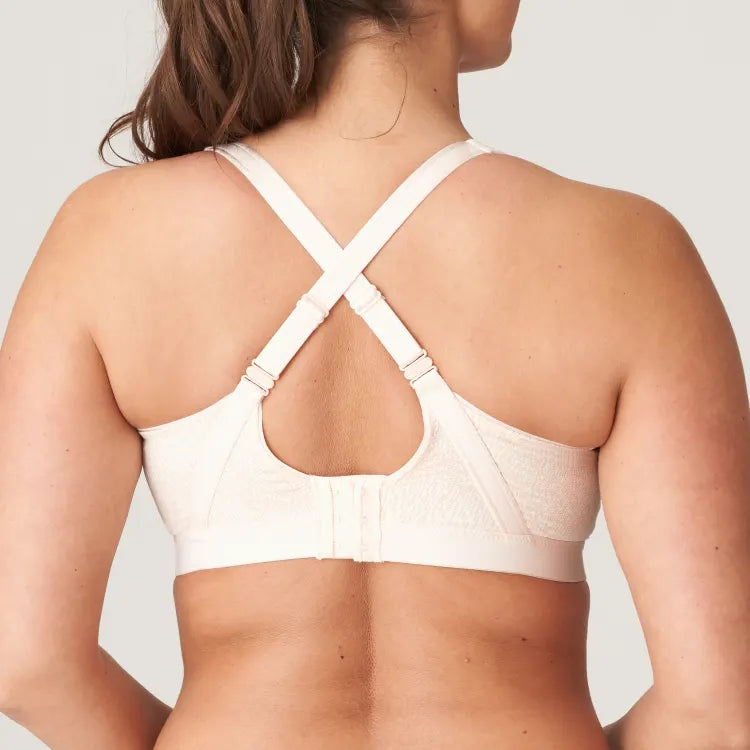 The Gym Sports Bra - Venus, worn by model back view