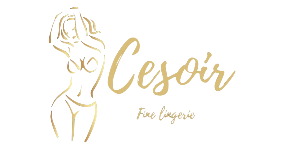Ce Soir Lingerie white and gold logo