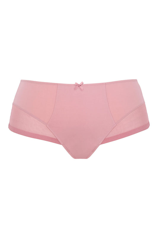 Pink underwear on a white background
