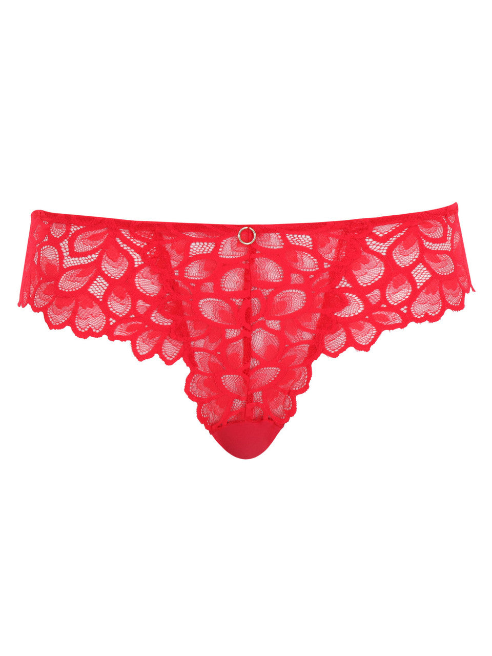 Allure Brazilian Brief - Ruby Red