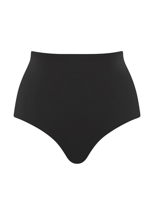 Smoothease Shaping Brief in Black front view product image