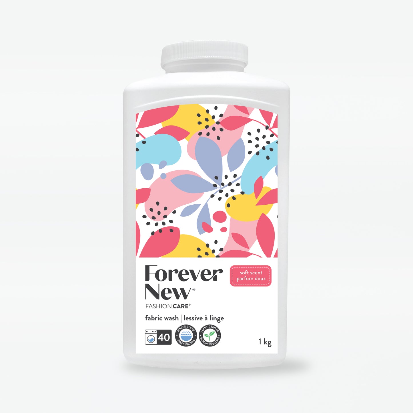 Forever New Powder Large Fabric Wash Soft Scent front view product image