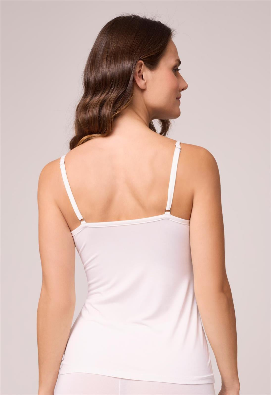 Bodybliss Camisole in Ivory worn by model back view