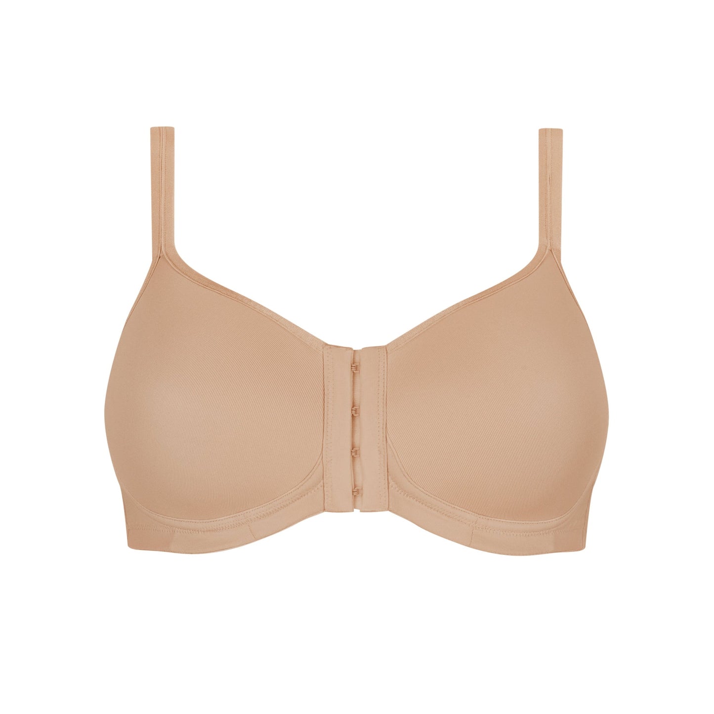 Product shot of the Mara front closure pocketed bra