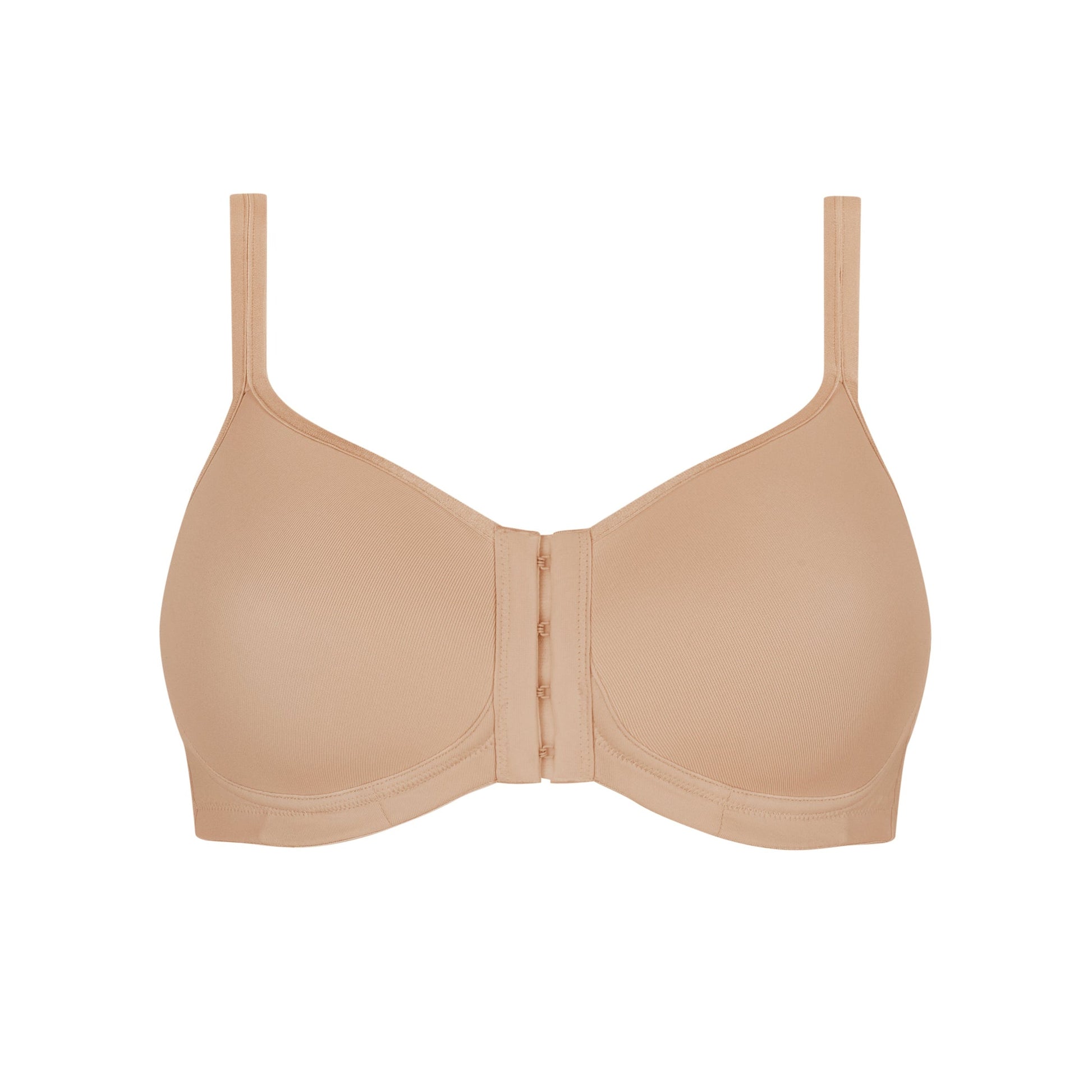 Product shot of the Mara front closure pocketed bra