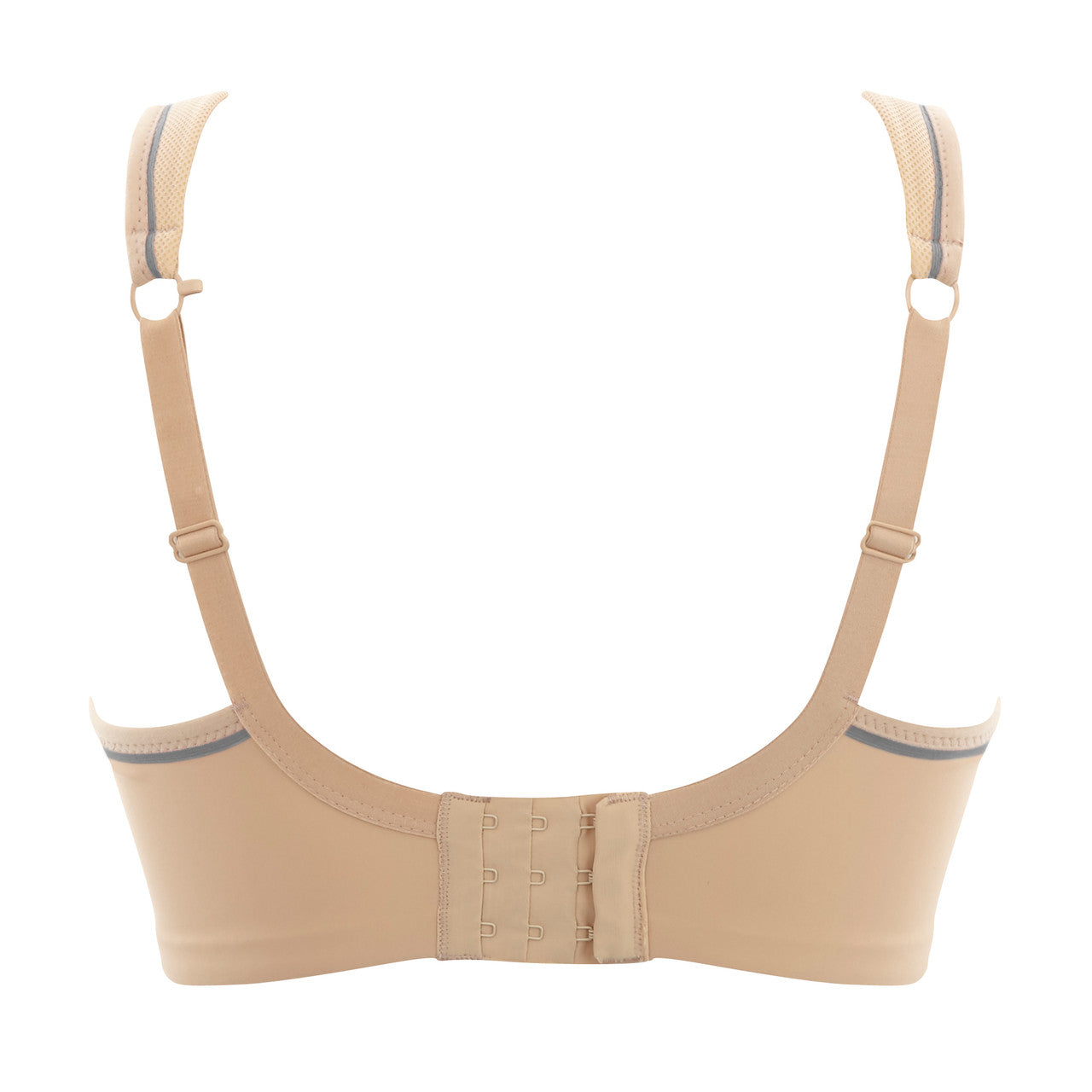 Panache Wired Sports Bra over shoulder strap view of product photo.