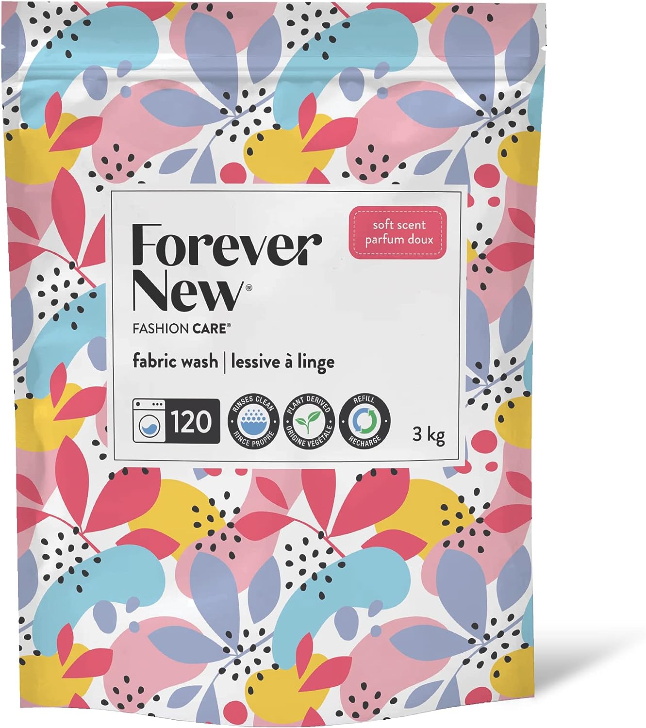 Forever New 3kg Powder Pouch Fabric Wash - Soft Scented front view