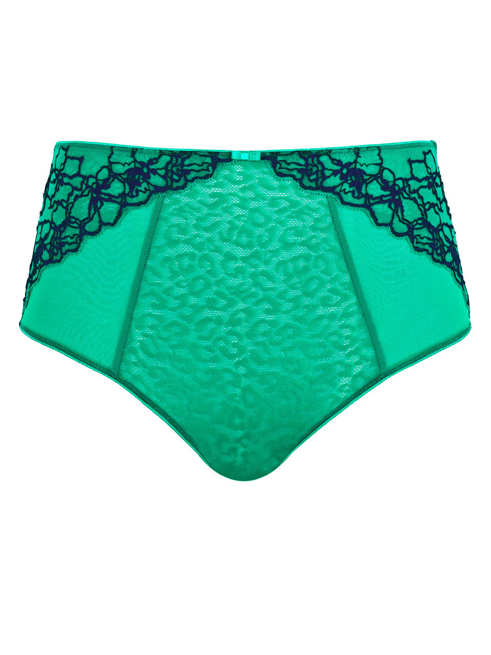 Product image of the Envy Deep Brief in Emerald Leopard.