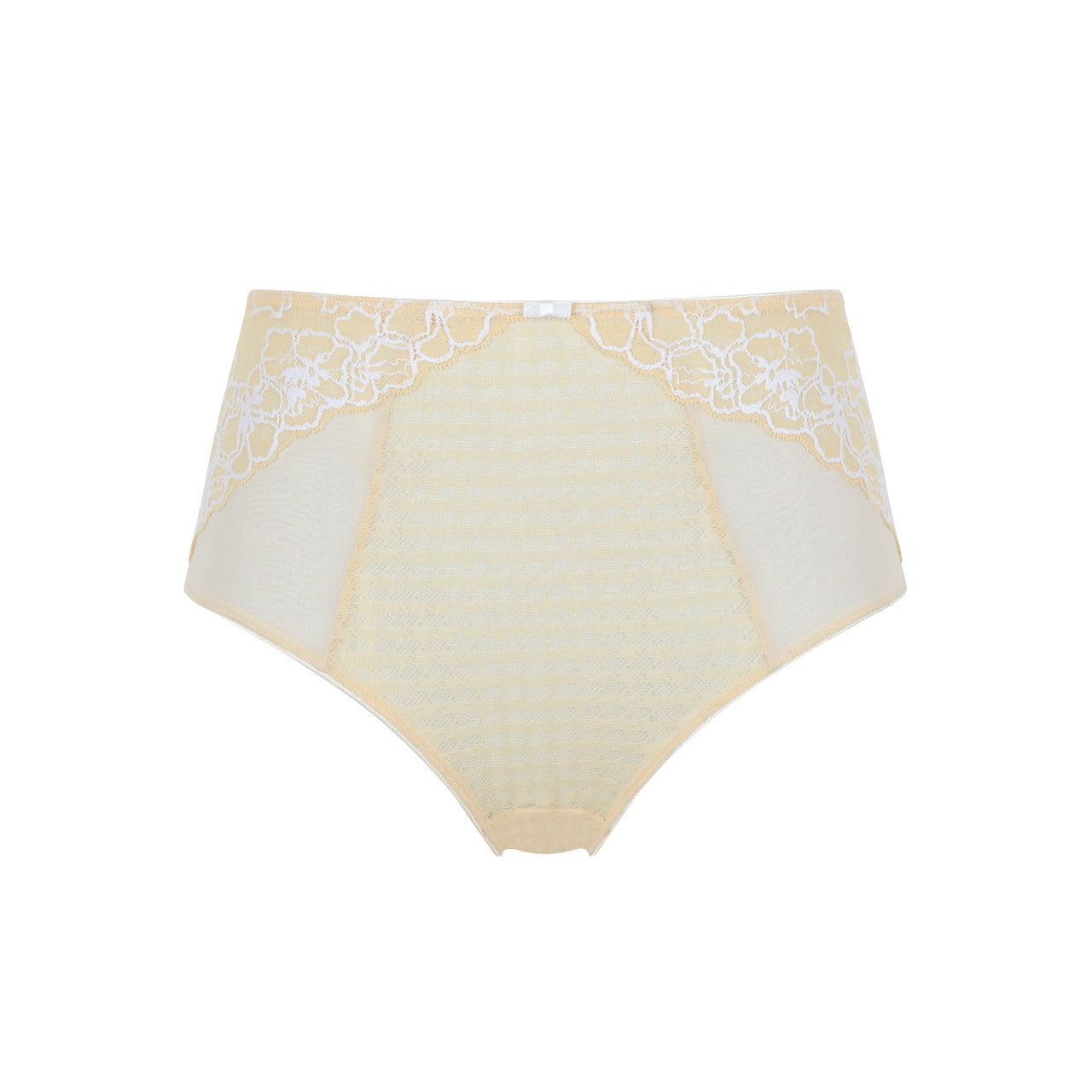 Envy Deep Brief - Lemon/White front view product image