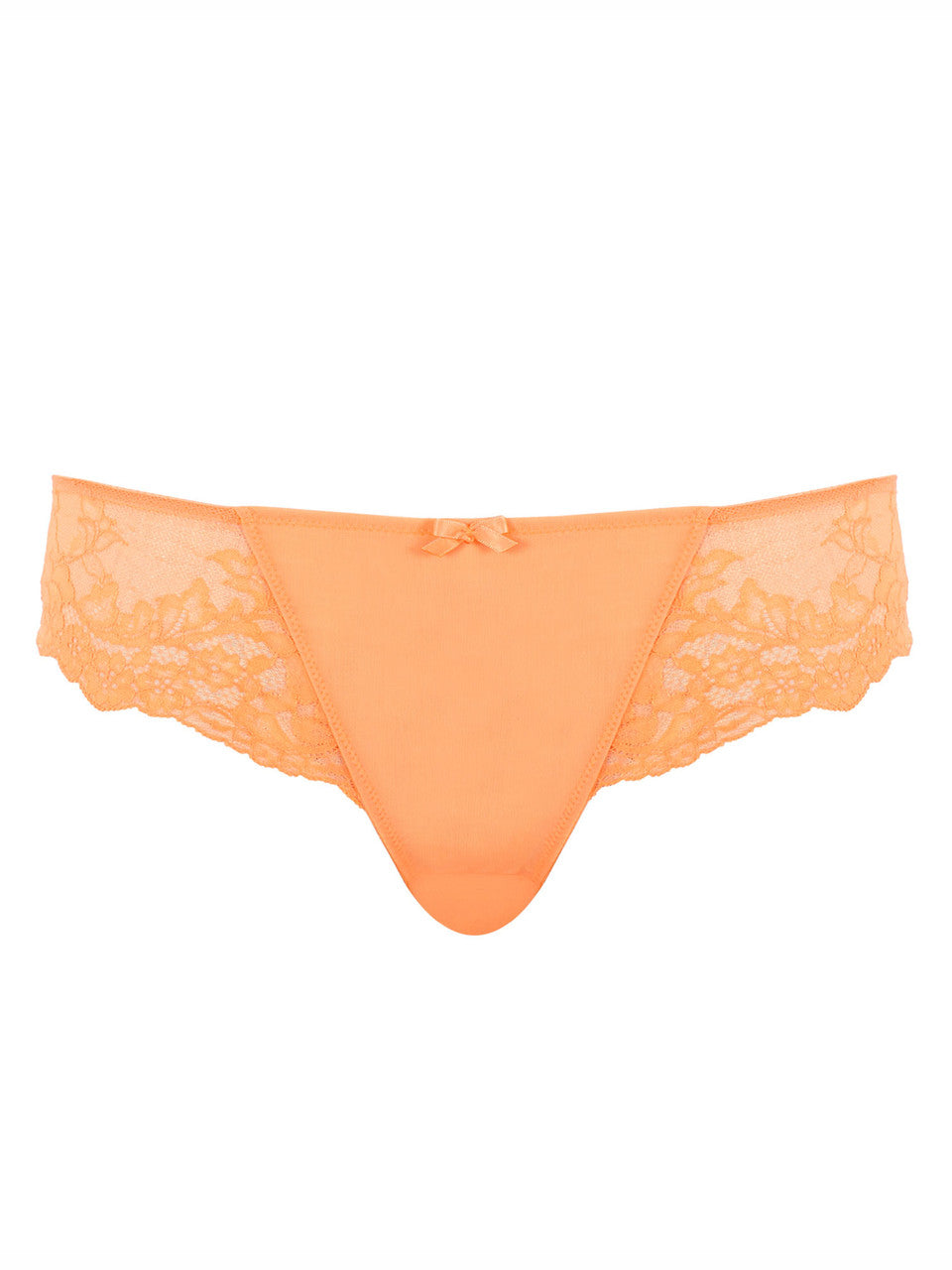 Panache Ana Brazilian Brief in Peach Melba front view product image