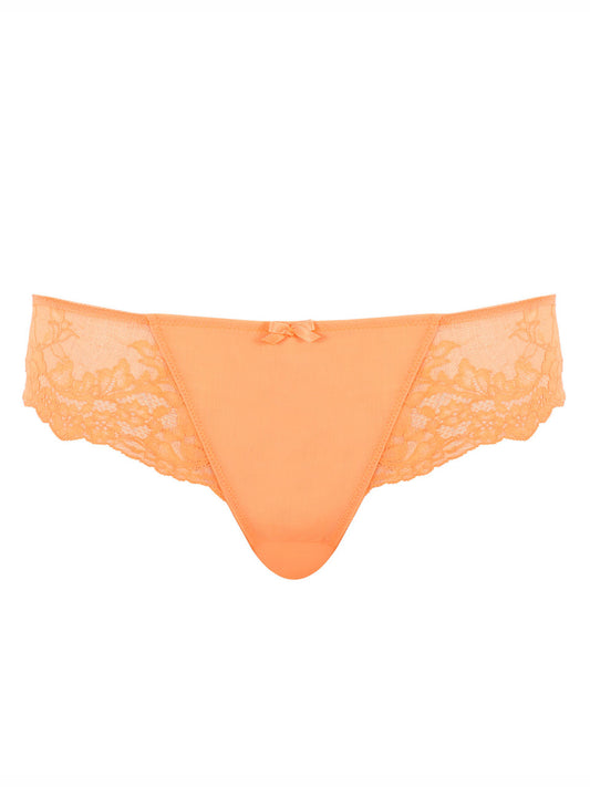 Panache Ana Brazilian Brief in Peach Melba front view product image