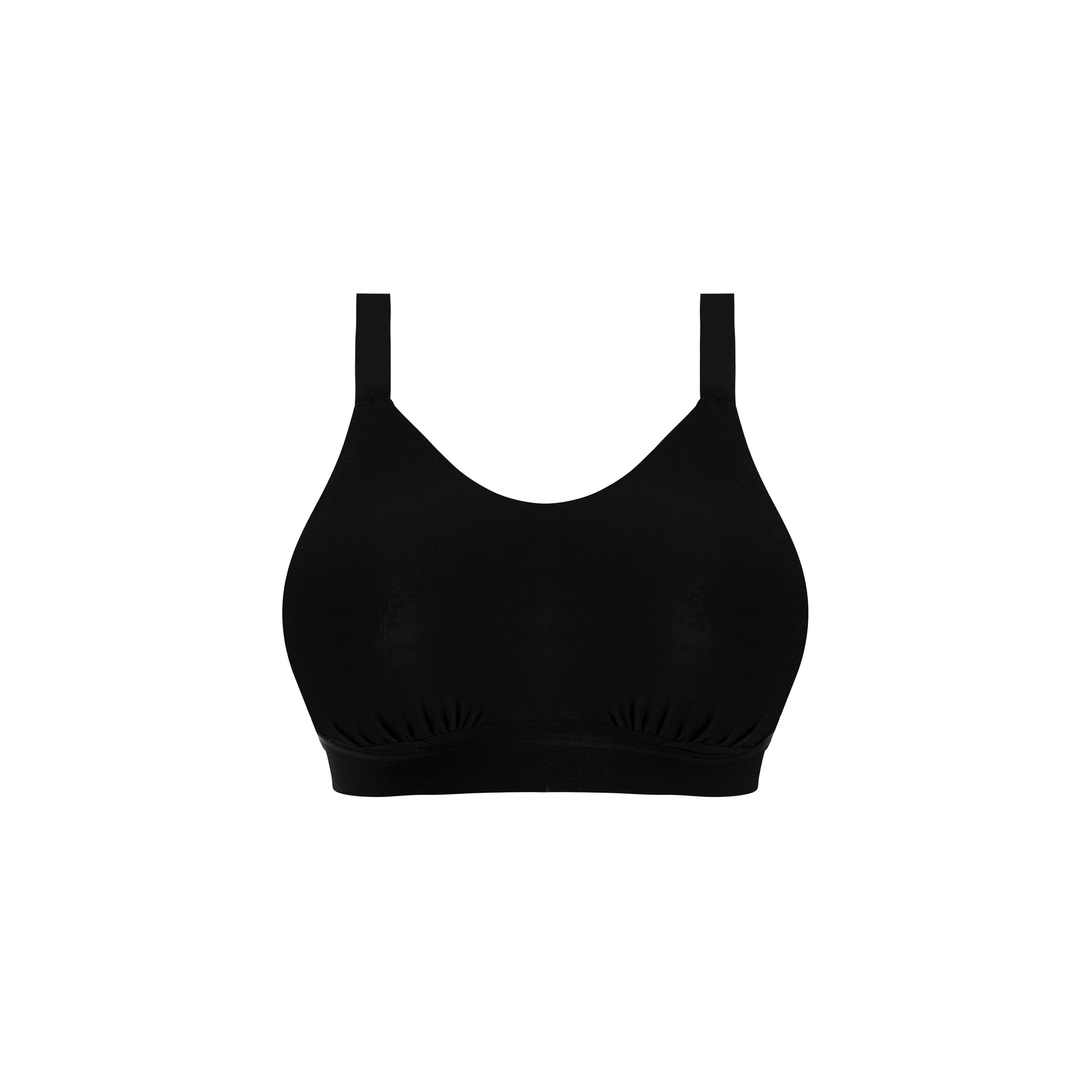 Product shot of the Downtime Bralette in Black
