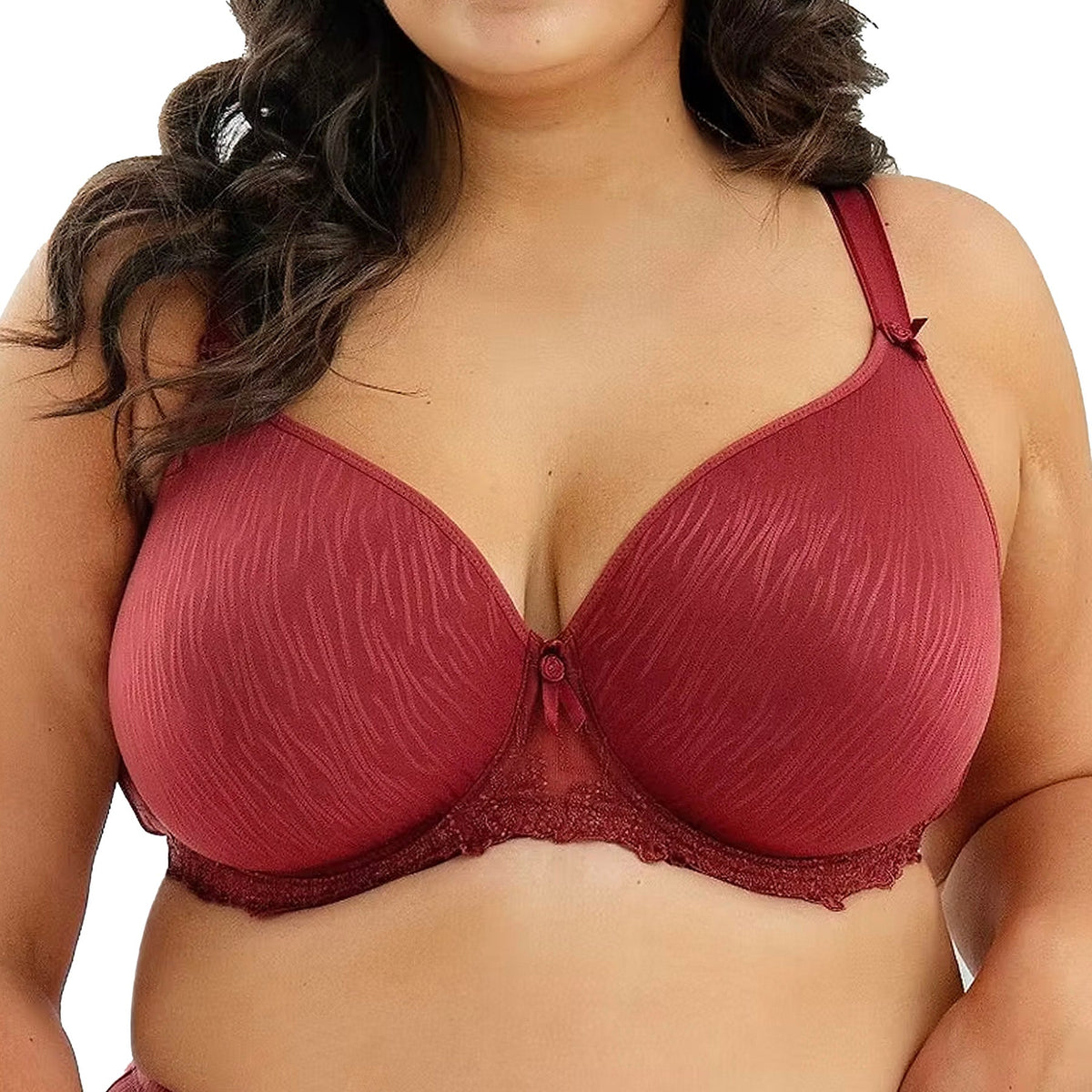 Elise Moulded T-Shirt Bra - Merlot