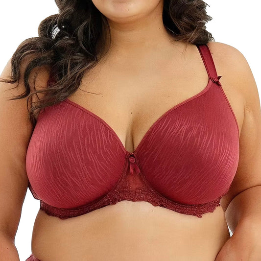 Elise Moulded T-Shirt Bra - Merlot