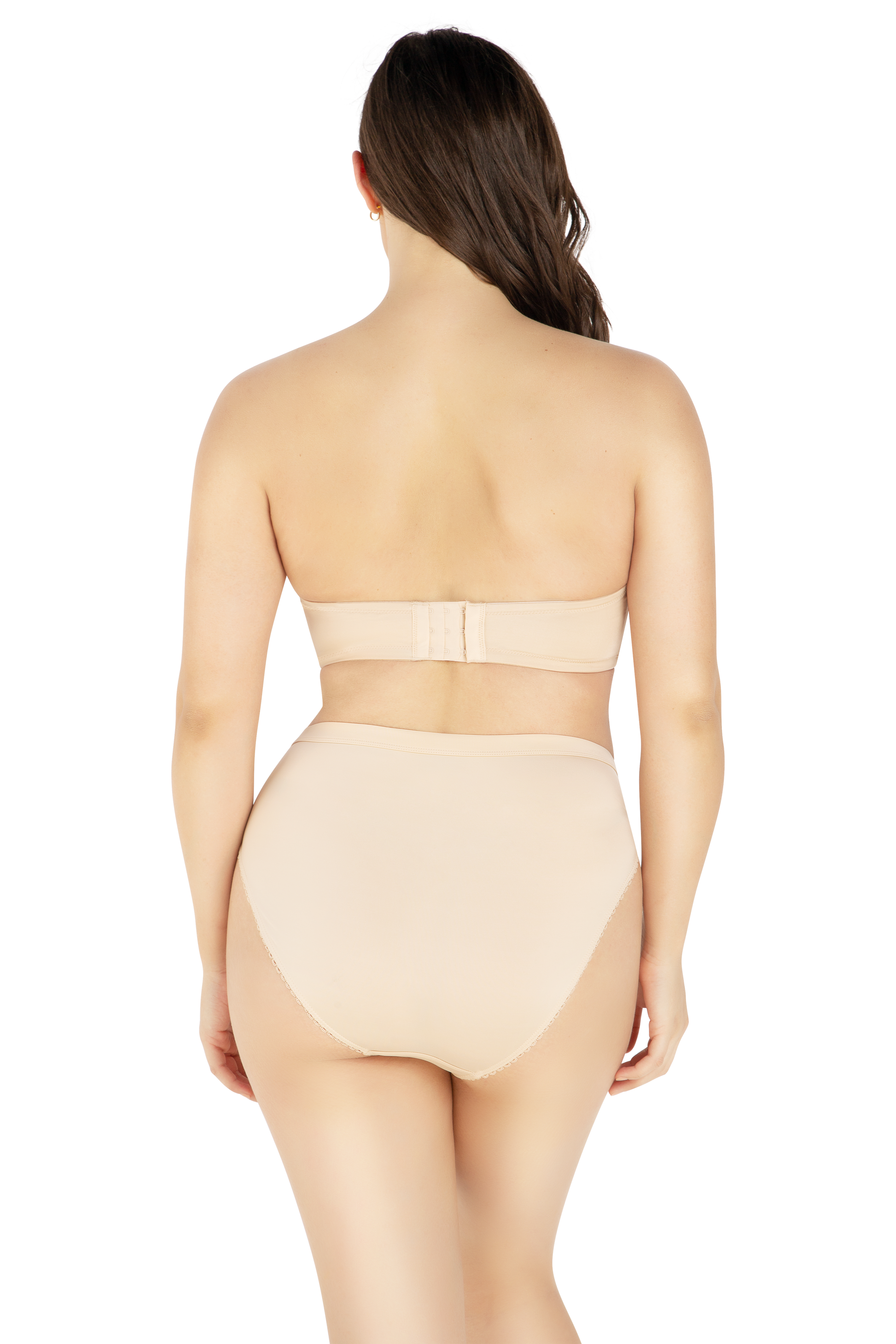 Elise Strapless Bra in Bare, Back image