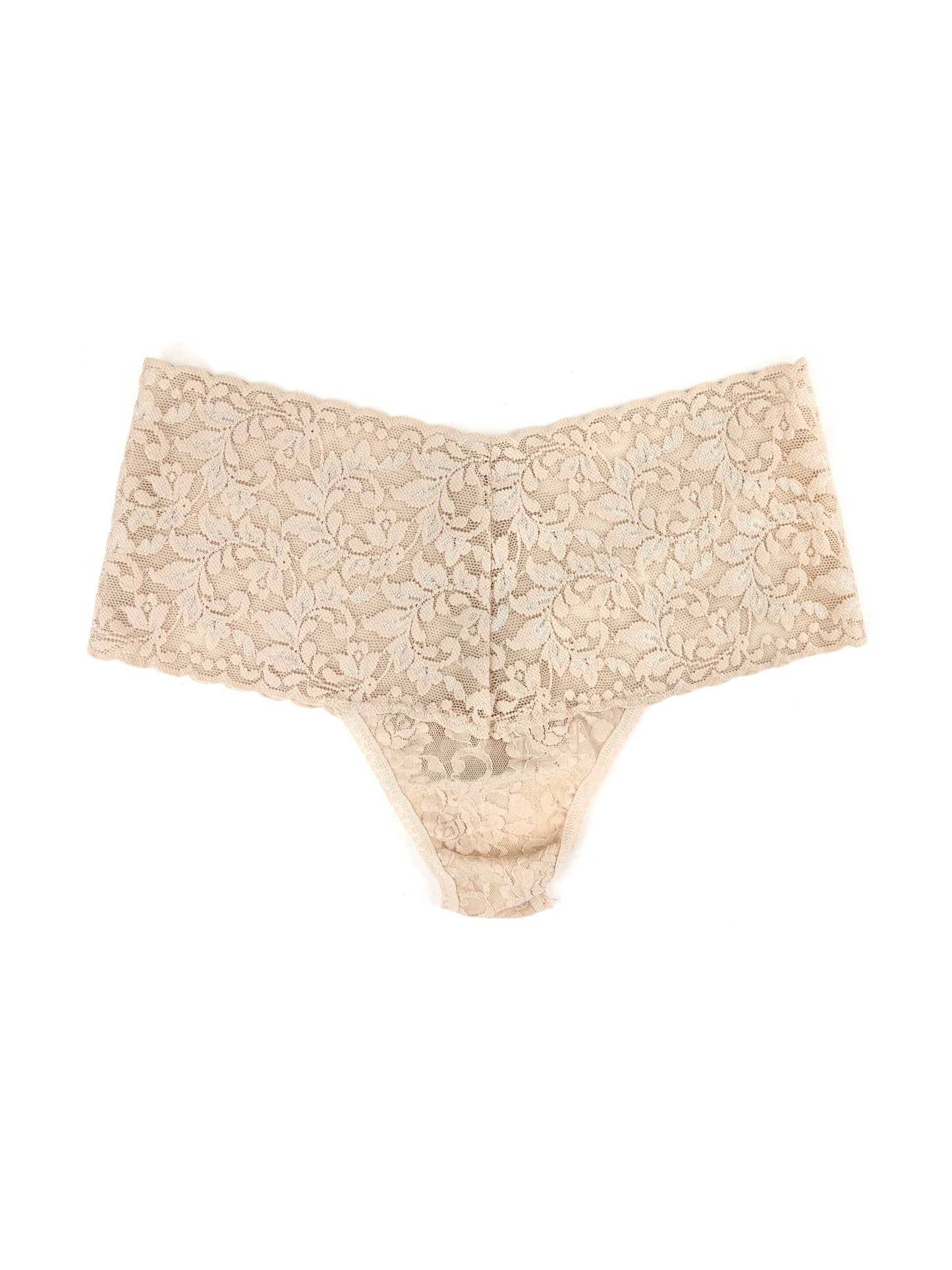 Hanky Panky Retro Thong in Chai in front view product image