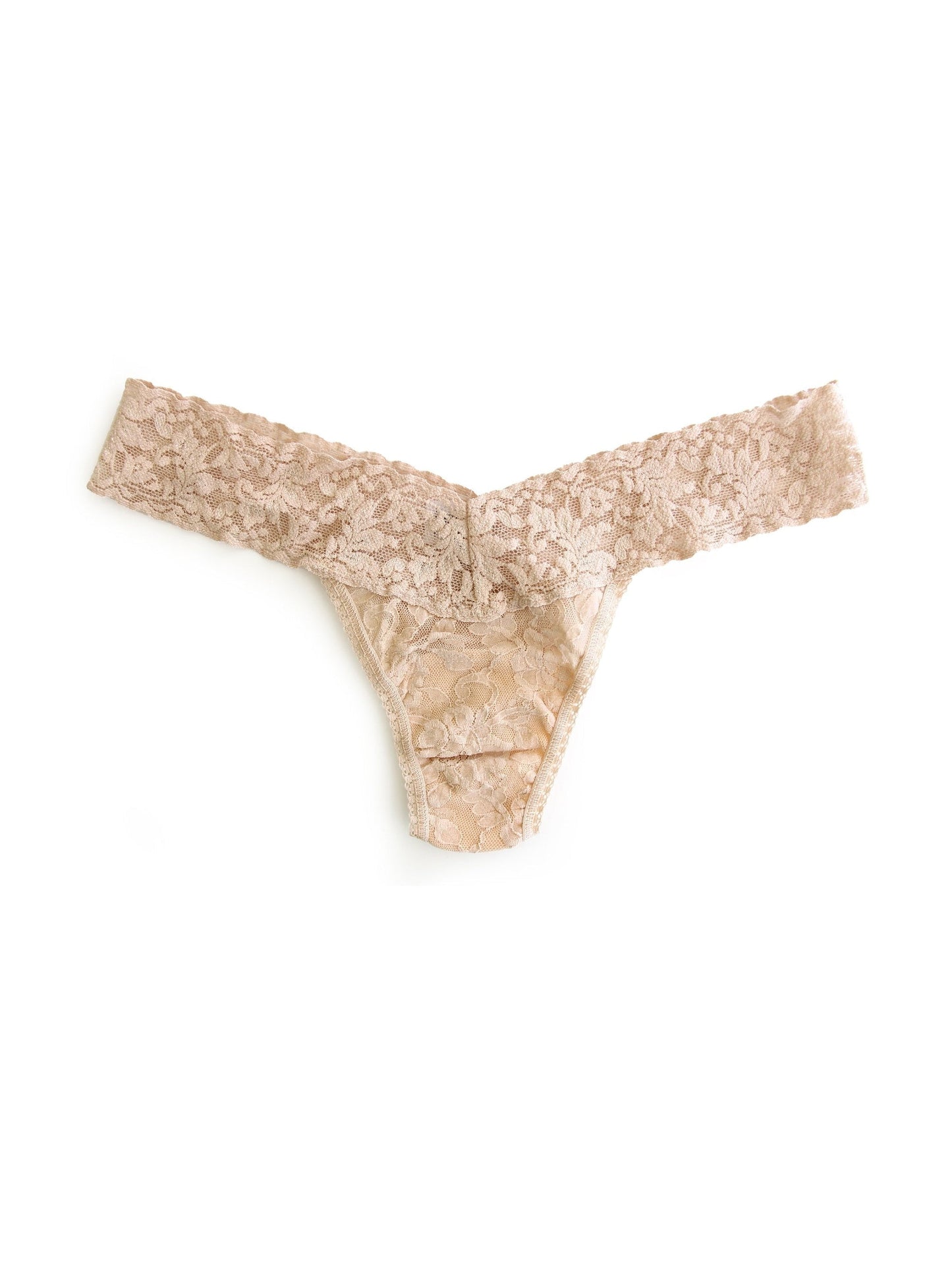 Hanky Panky Low Rise Thong in Chai front view product image