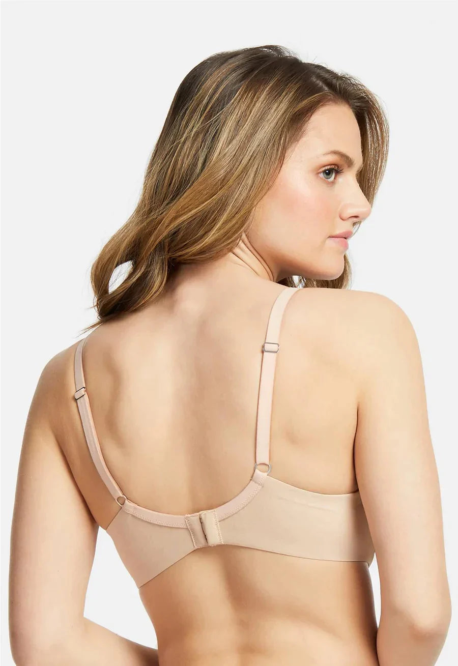 Sublime Spacer Bra - Sand, worn by model back view