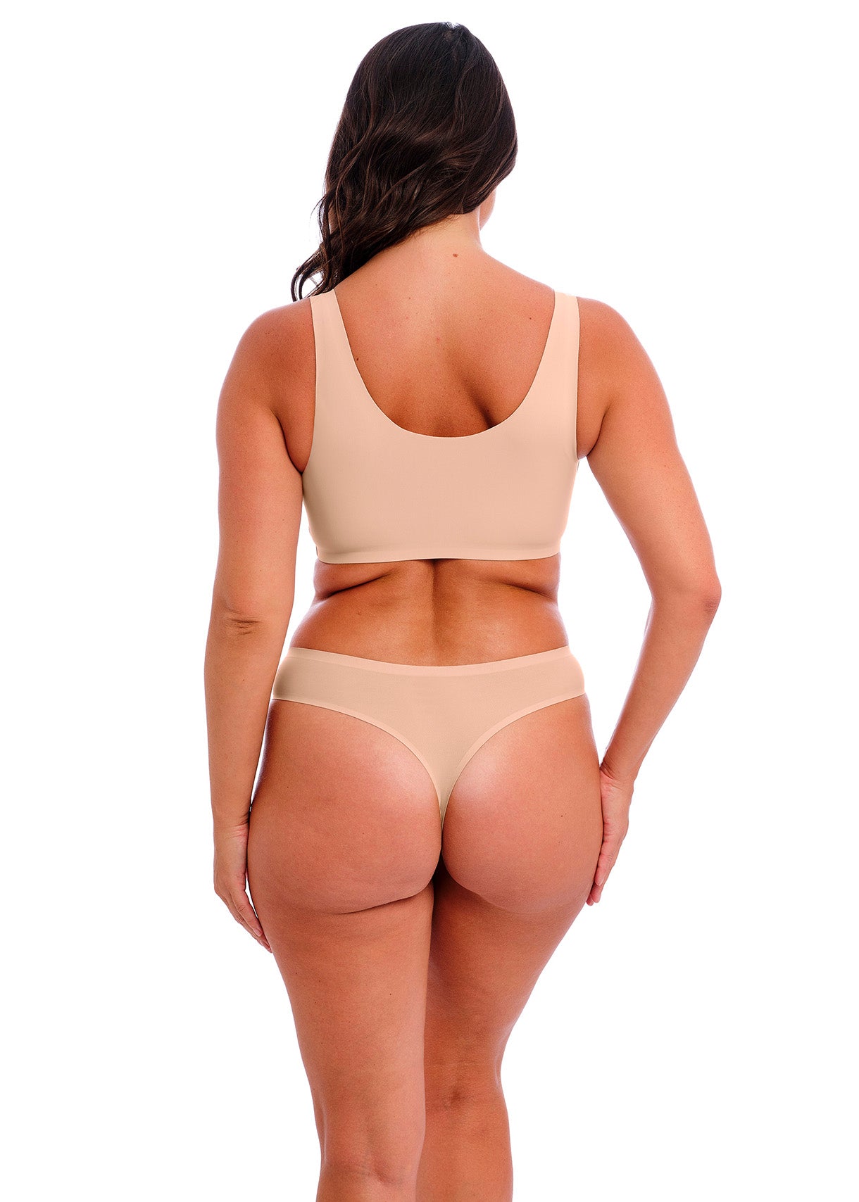 Smoothease Seamless Invisible Stretch Thong (XS-XL) - Natural Beige