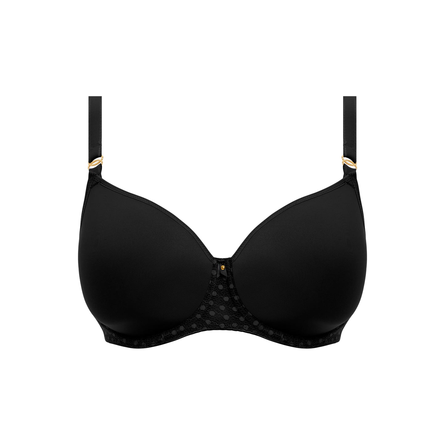 Starlight Moulded Bra - Black front view product image
