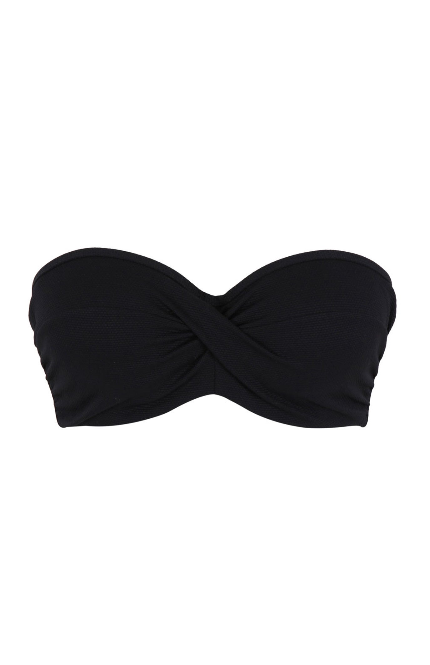 Spirit Ella Twist Bandeau Bikini Top Black product image