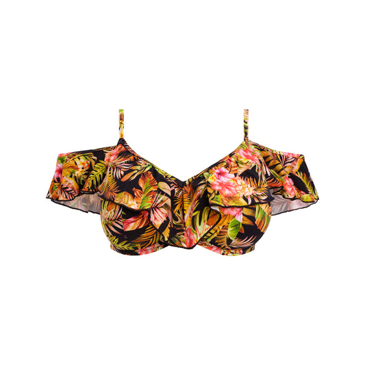 Elomi Tiger Valley UW Bikini Top front view product image