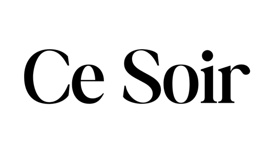 Black text 'Ce Soir' on a white background