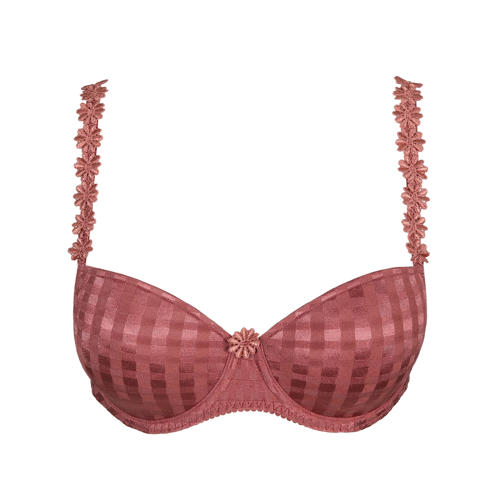 Avero Padded Balcony Bra - Wild Ginger front view product image