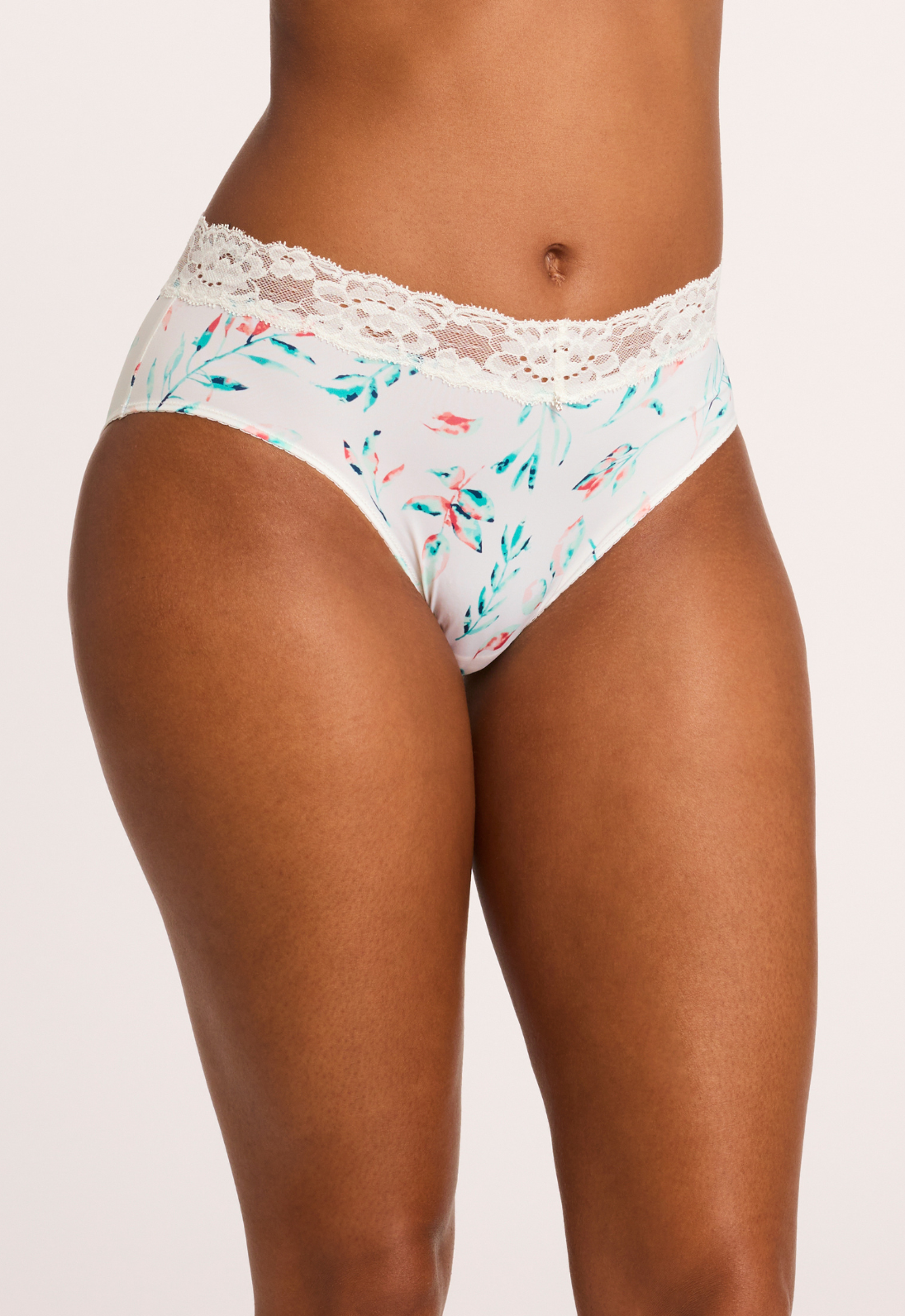 Montelle Intimates Brief in Paradise worn by model front view