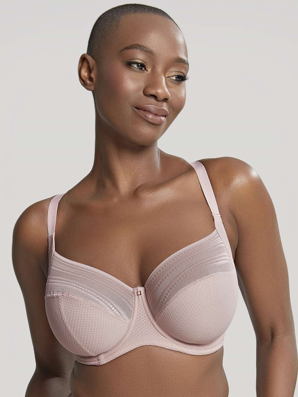 Serene Full Cup Bra - Vintage, worn by model front view