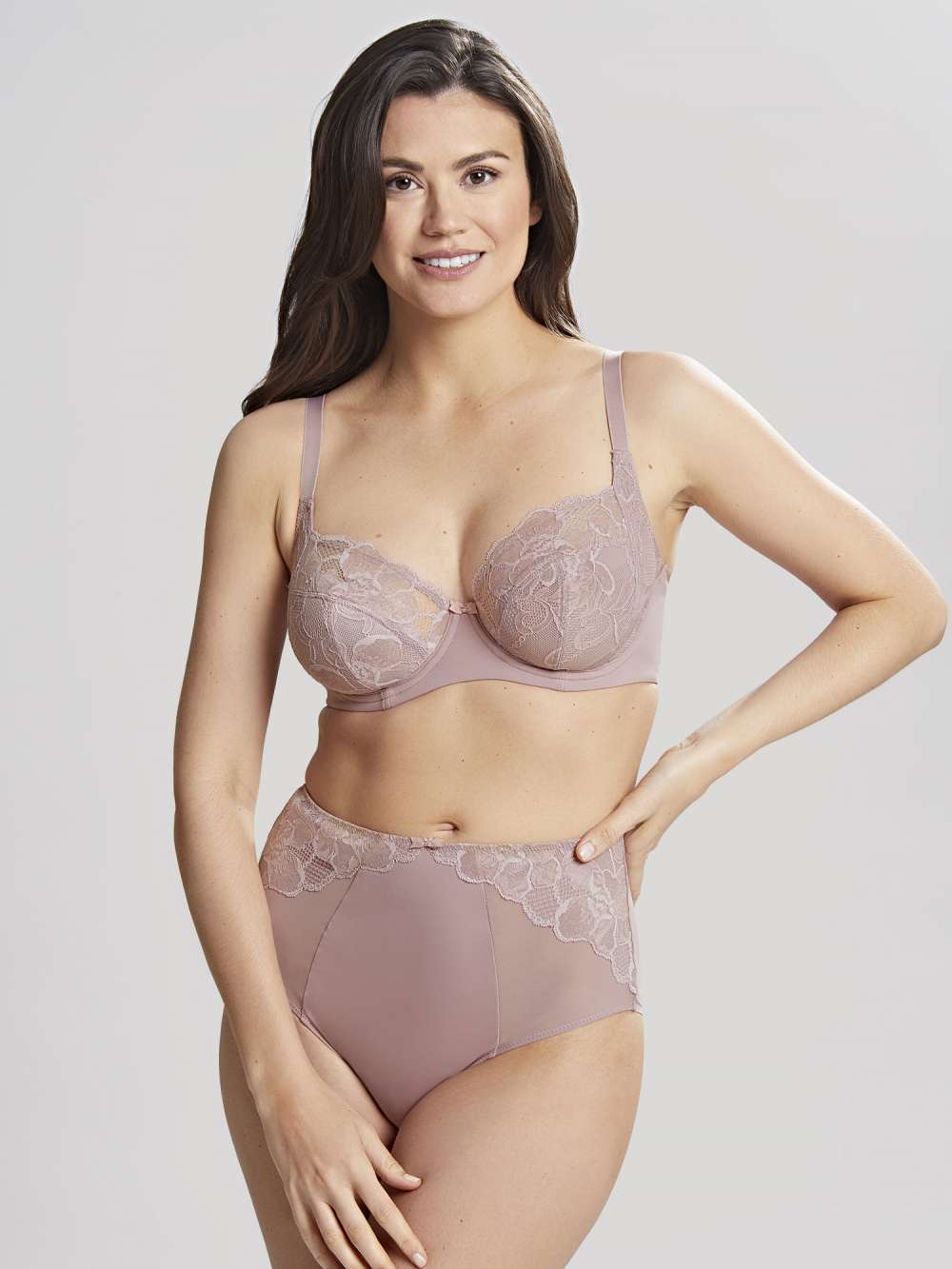 Rocha Deep Brief - Rose Dust worn by model front view