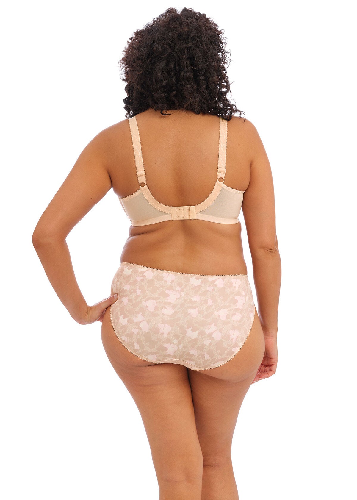 Morgan Stretch Banded Bra - Toasted Almond, worn by model back view