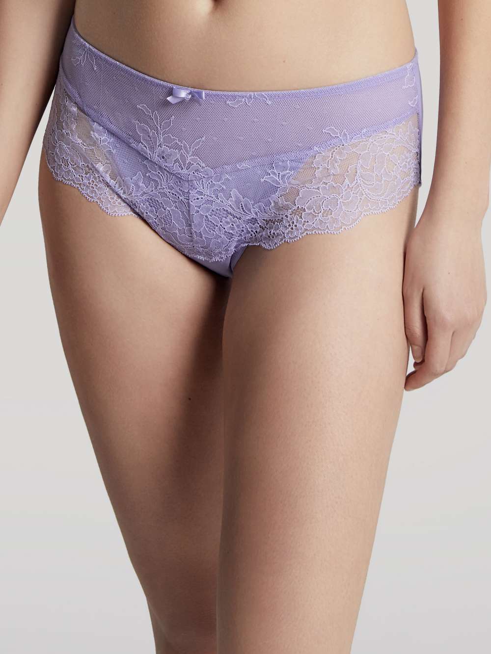 Ana Brief - Sweet Lavender worn by model, front view