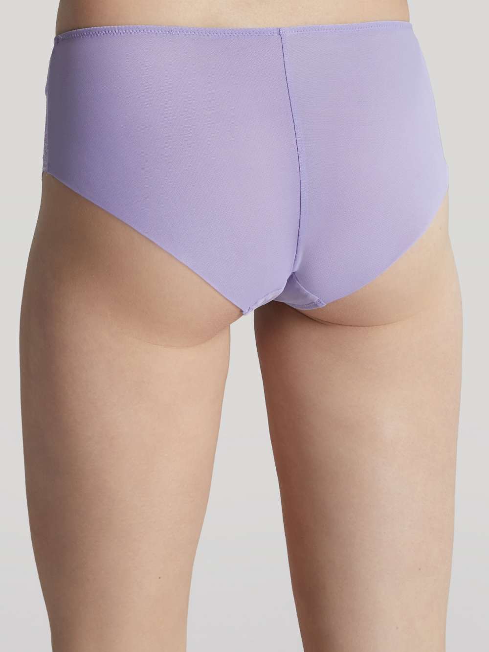 Ana Brief - Sweet Lavender worn by model, back view