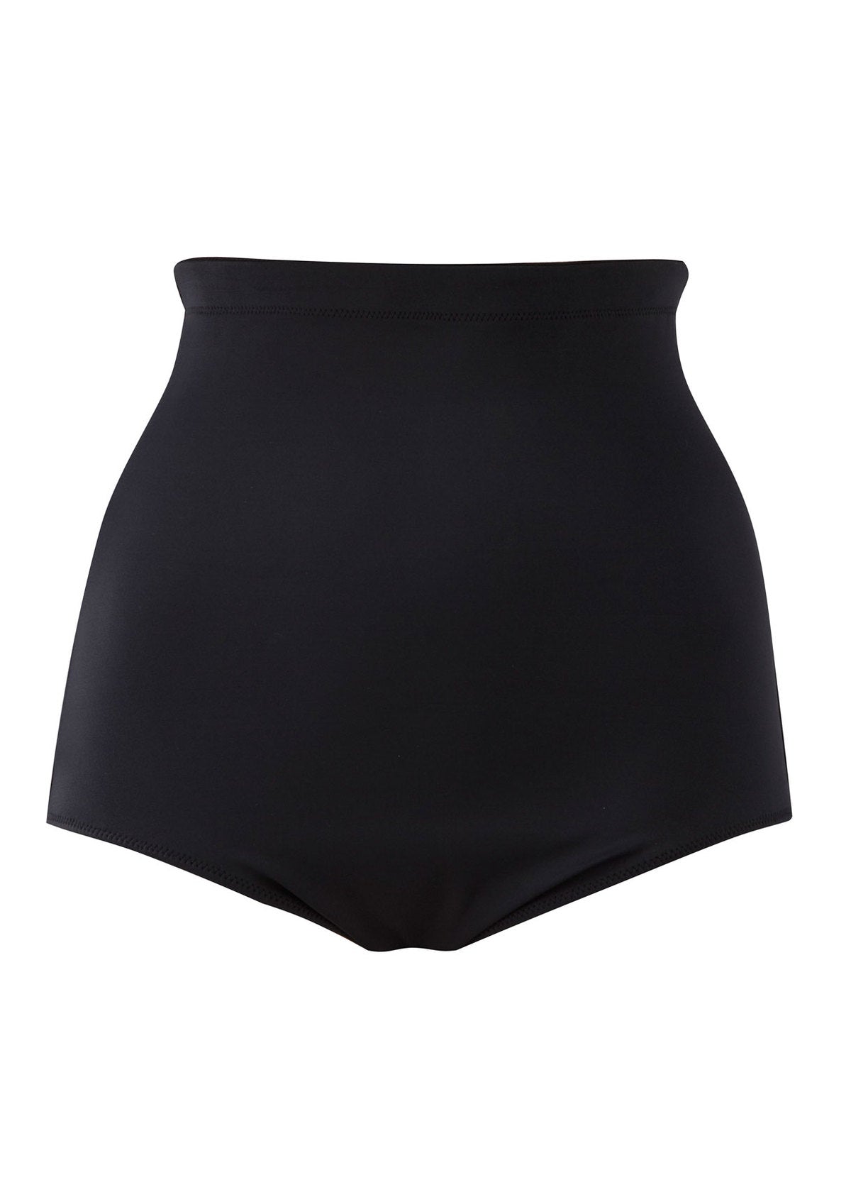 Essentials High Waist Bikini Brief - Black, front view product image