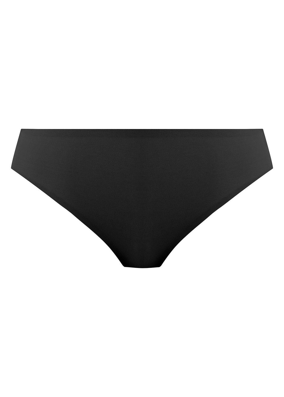 Smoothease Invisible Stretch Thong - Black, front view product image