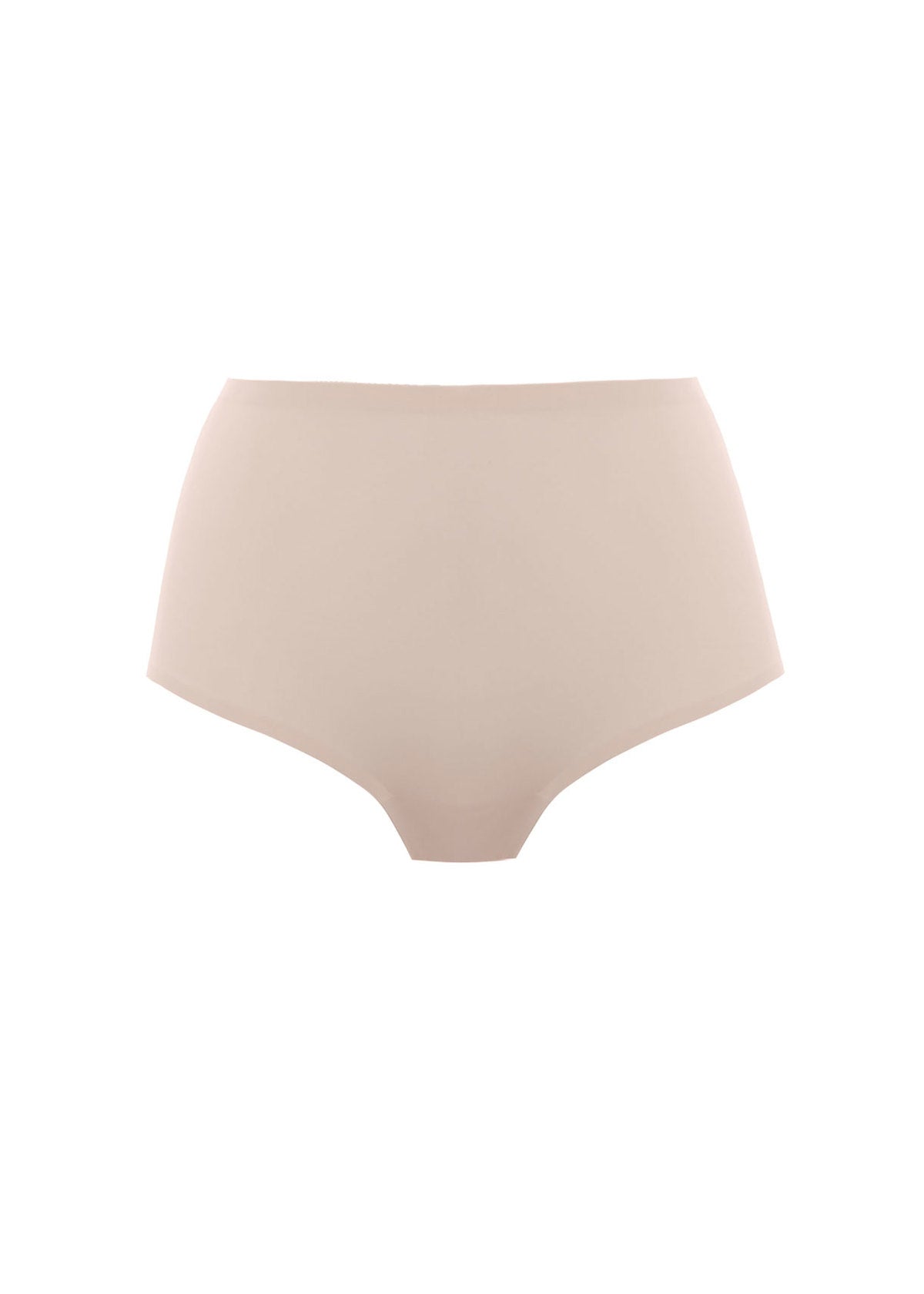 Smoothease Full Brief One Size Blush front view