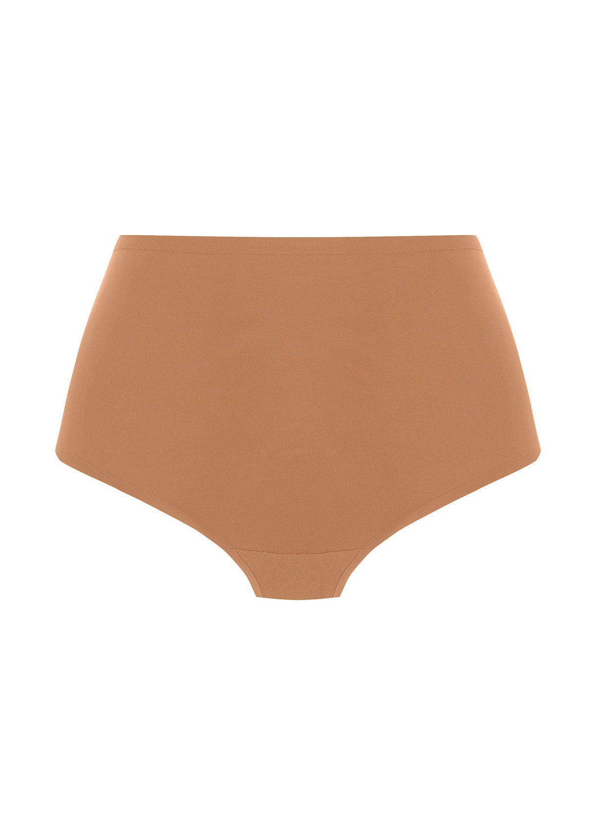 Smoothease Full Brief One Size Cinnamon front view