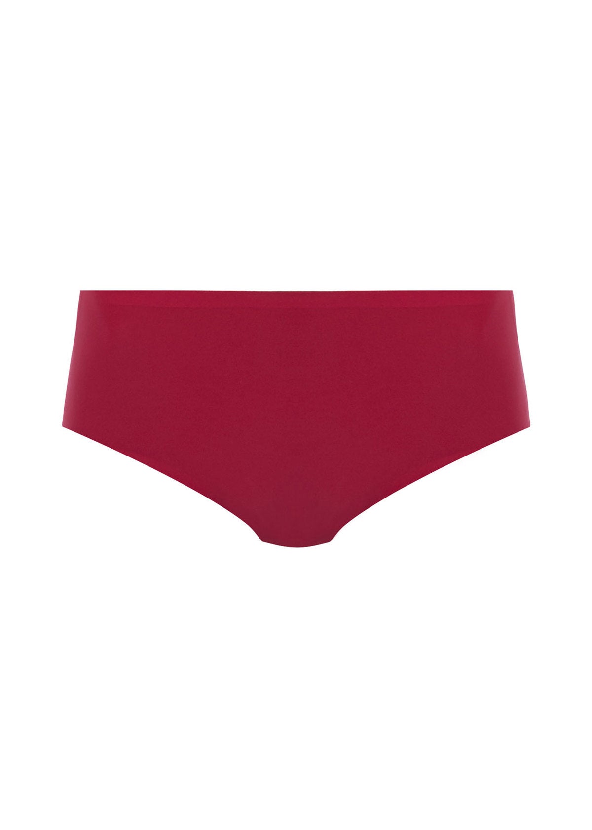 Smoothease Mid Brief One Size in red front view product image