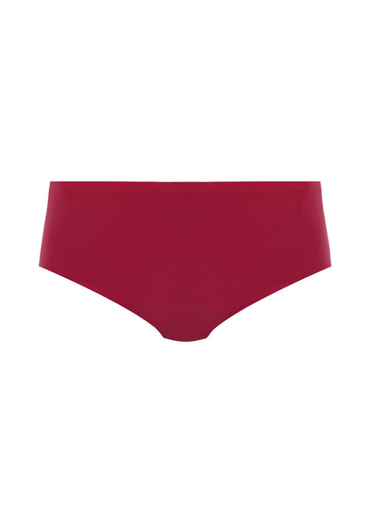Smoothease Mid Brief One Size in red front view product image
