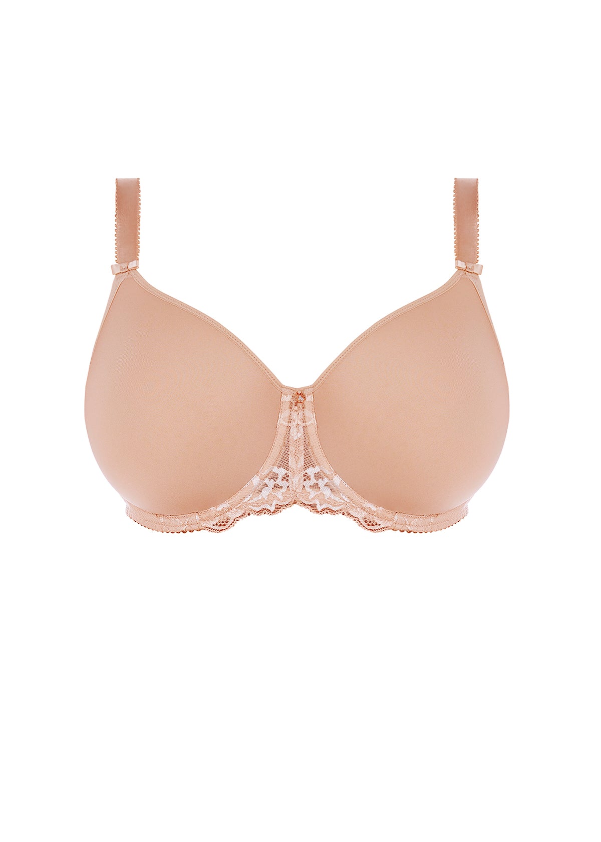 Aubree Spacer Moulded Bra - Natural Beige, front view product image
