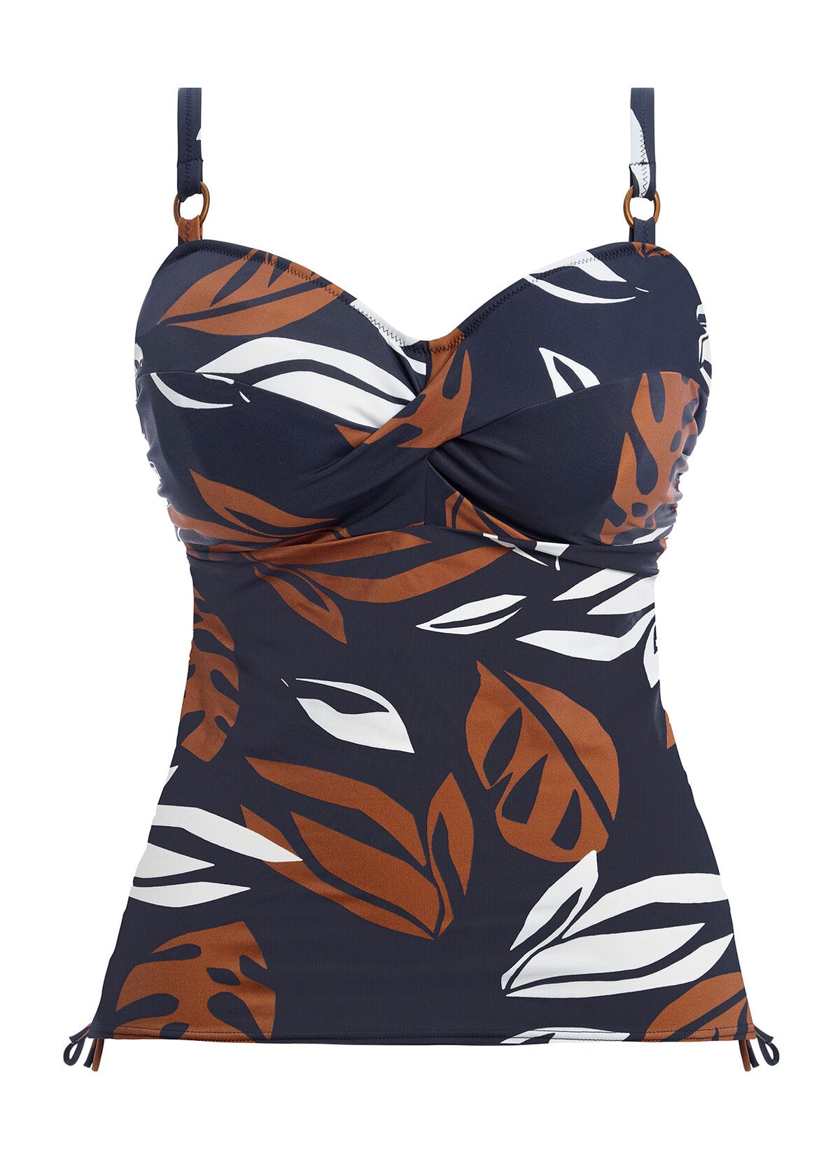 Lake Orta Twist Front Underwire Tankini front view product image