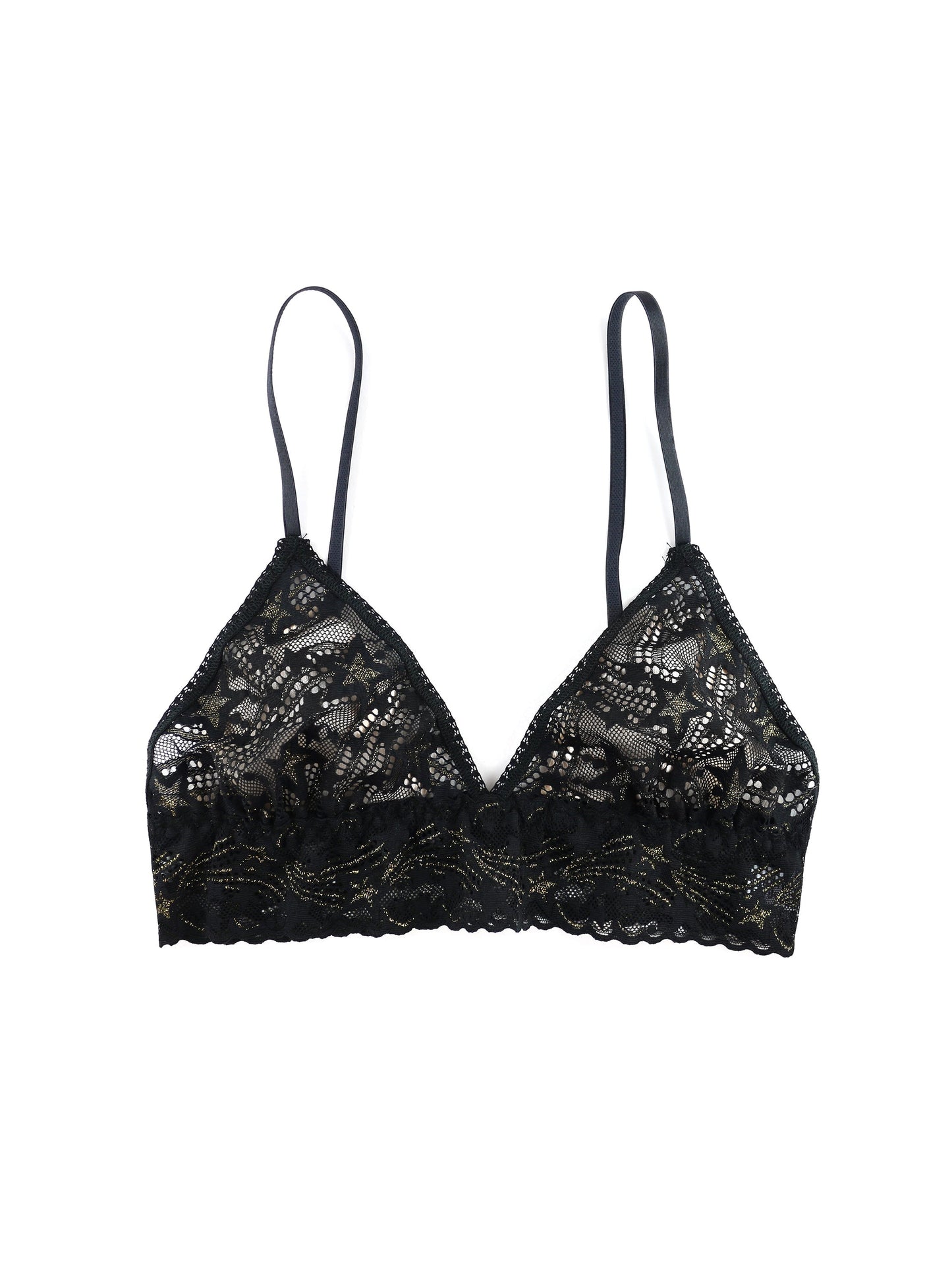 Night Fever Triangle Bralette, front view product image