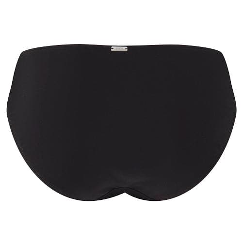 Anya Classic Swim Bottom in Black, back image of product.