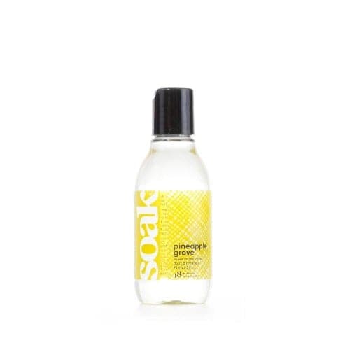 Soak Wash Travel Size in Pineapple Grove scent.